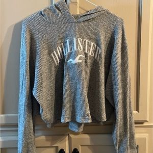 Hollister long sleeve hooded shirt